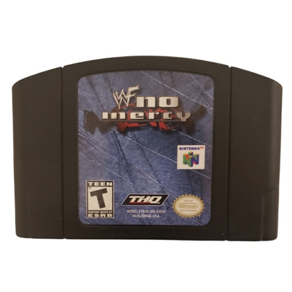 SOLD*NIntendo 64 N64 WWF No Mercy Complete in Box CIB *Authentic/Cleaned/Tested* - Picture 4 of 15